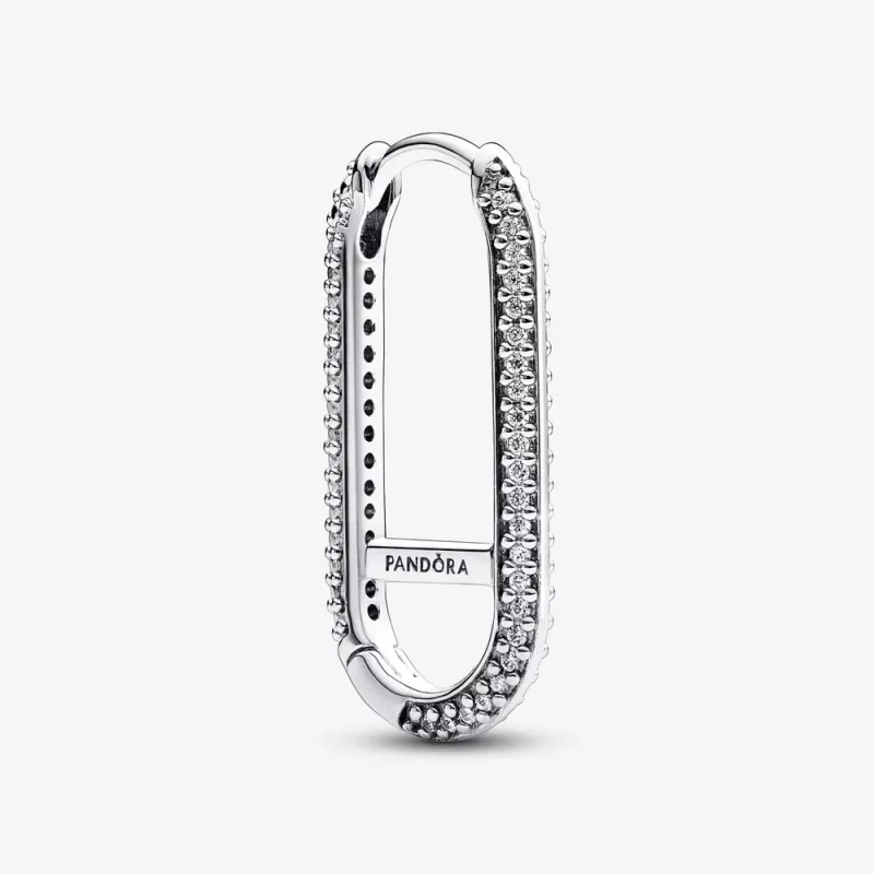 (immagine per) Mono Orecchino Link Pietre Luminose Grande Pandora ME - 292796C01
