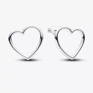 (immagine per) Orecchini a bottone Pandora con cuore frontale - 293077C00