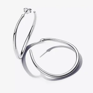 (immagine per) Orecchini Cerchi Pandora Aperti 42 mm Linea Sinuosa - 293299C00