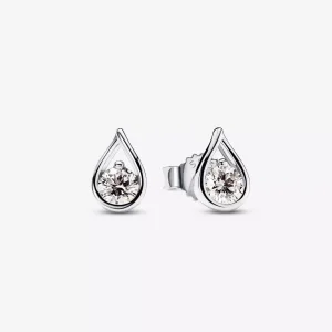 (immagine per) Orecchini Pandora Infinite Lab-grown Diamond Stud da 0,20 carati in argento Sterling - 299452C01