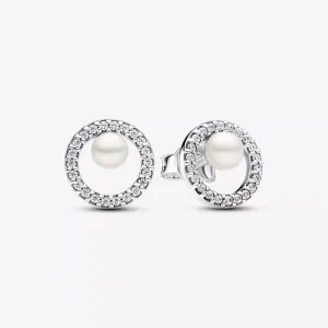 (immagine per) Orecchini Pandora Perle d’Acqua Dolce Coltivate e Pavè - 293154C01