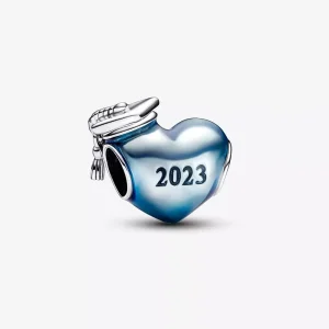 (immagine per) Pandora Blue 2023 Ciondolo a forma di cuore per la laurea - 792590C01