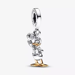 (immagine per) Pandora Disney 100° anniversario Paperino ciondolo pendente con diamanti coltivati in laboratorio - 792683C01