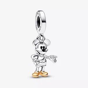 (immagine per) Pandora Disney 100° anniversario Topolino ciondolo pendente con diamanti coltivati in laboratorio - 792812C01