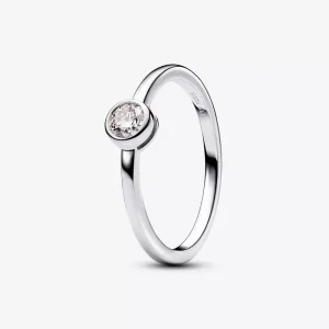 (immagine per) Pandora Era Anello con diamanti coltivati in laboratorio da 0,25 carati in argento sterling - 192900C01