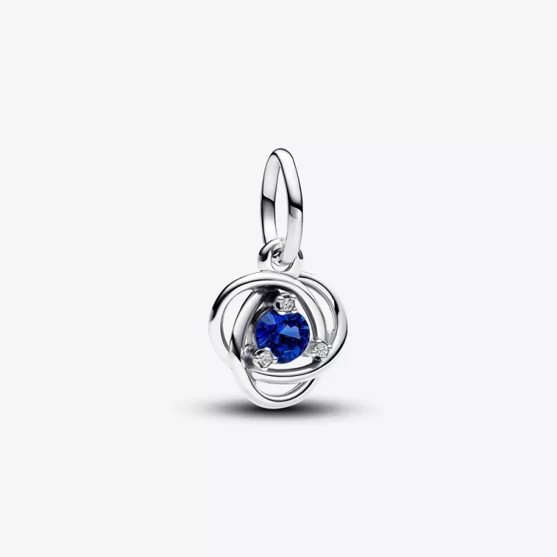 (immagine per) Pendente Cerchio Pandora Eterno Blu Settembre - 793125C09