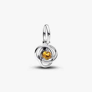 (immagine per) Pendente Cerchio Pandora Eterno Miele Novembre - 793125C11