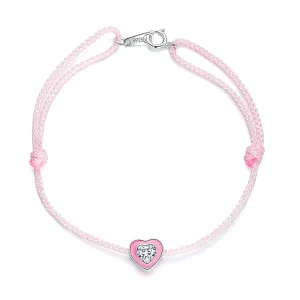 Cavigliera Cuore rosa - SCT022 (immagine per) Cavigliera Cuore rosa - SCT022