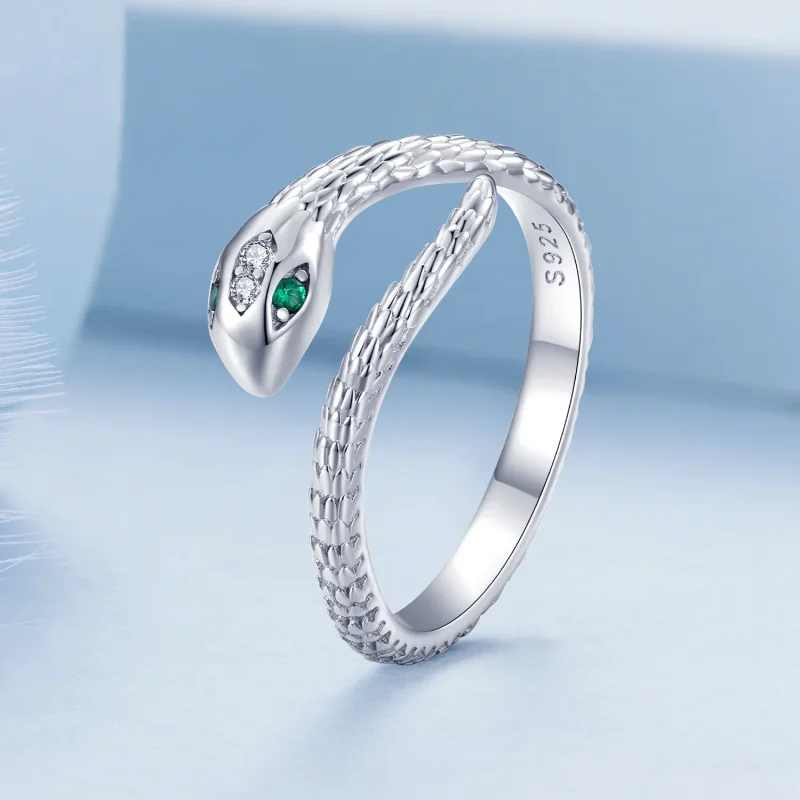(immagine per) Anello aperto a serpente di stile Pandora - BSR440 - Visualizza 2