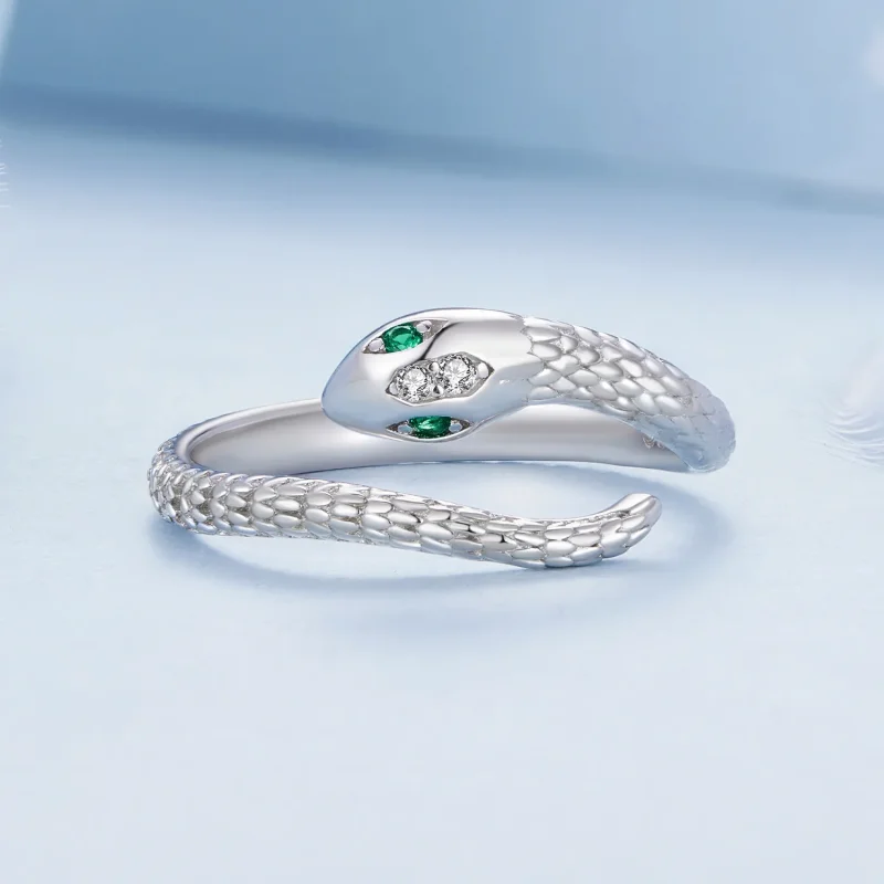 (immagine per) Anello aperto a serpente di stile Pandora - BSR440 - Visualizza 3