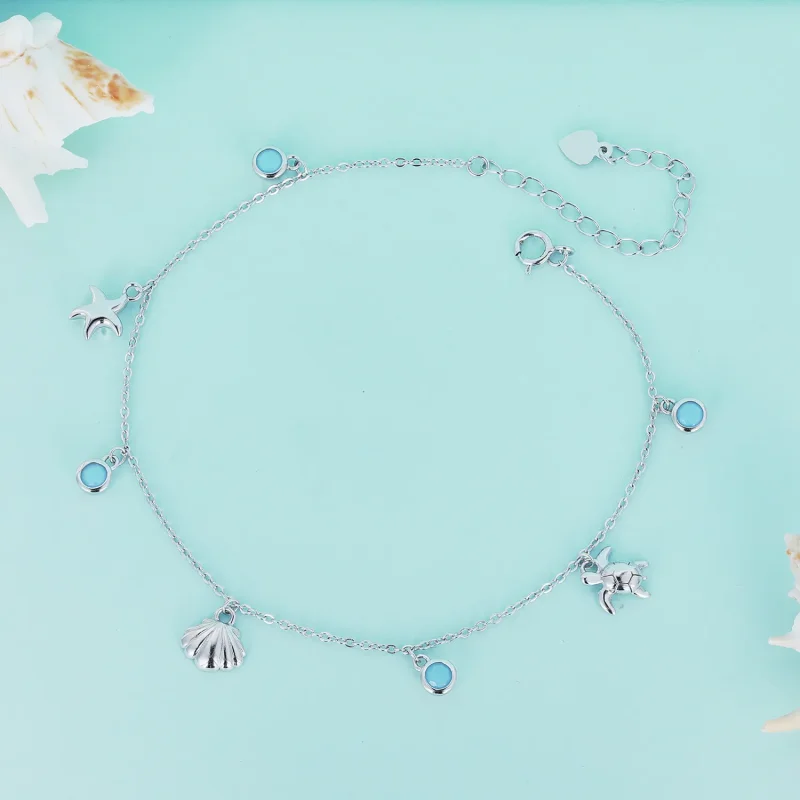 (immagine per) Braccialetto estivo stile Pandora Ocean - BST006 - Visualizza 3