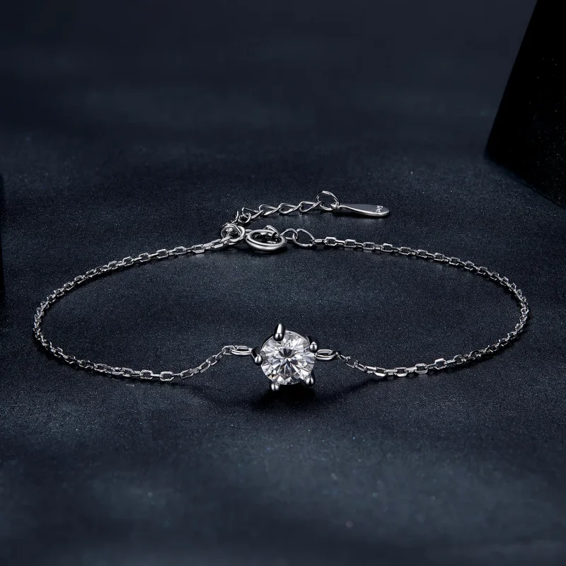 (immagine per) Braccialetto Moissanite Pandora Style Scintillante - MSB001 - Visualizza 2