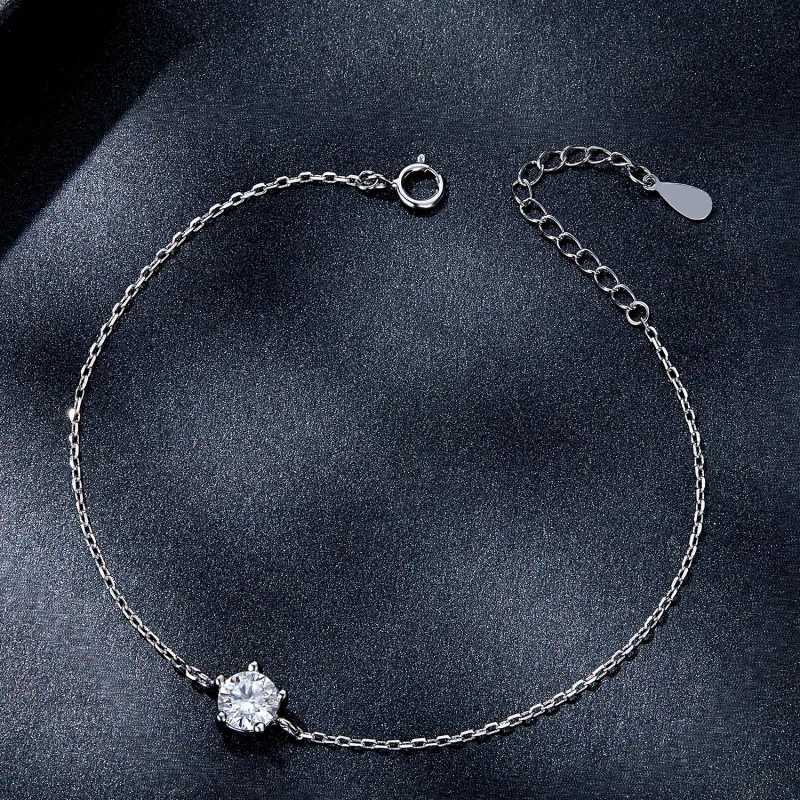 (immagine per) Braccialetto Moissanite Pandora Style Scintillante - MSB001 - Visualizza 3