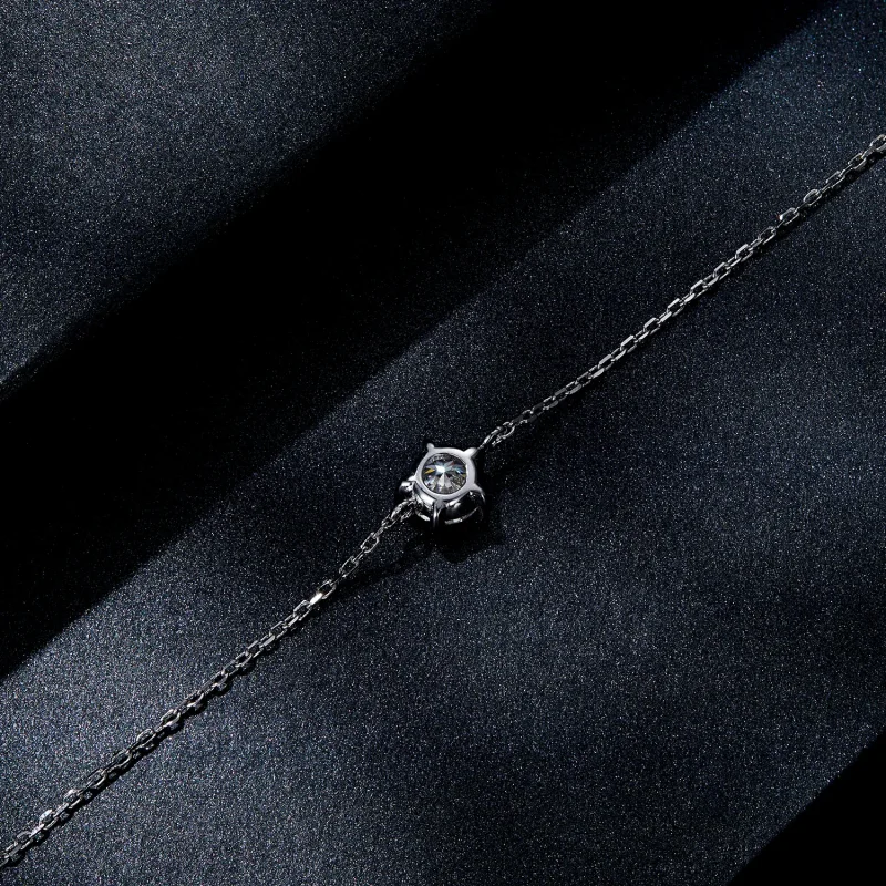 (immagine per) Braccialetto Moissanite Pandora Style Scintillante - MSB001 - Visualizza 4
