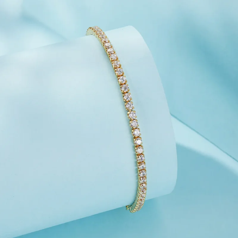 (immagine per) Braccialetto placcato in oro Pandora Style Affectionately - SCB029-B - Visualizza 2
