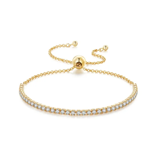 (immagine per) Braccialetto placcato in oro Pandora Style Affectionately - SCB029-B