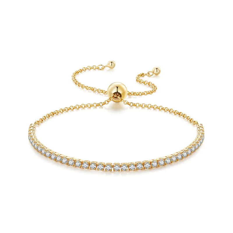(immagine per) Braccialetto placcato in oro Pandora Style Affectionately - SCB029-B