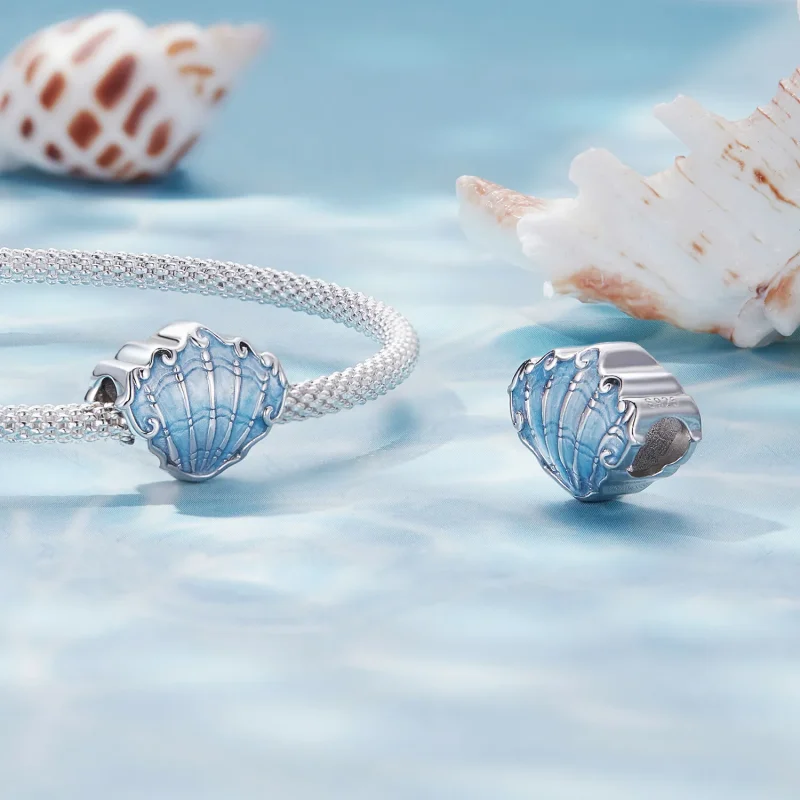 (immagine per) Charm a forma di conchiglia in stile Pandora - SCC2507 - Visualizza 4