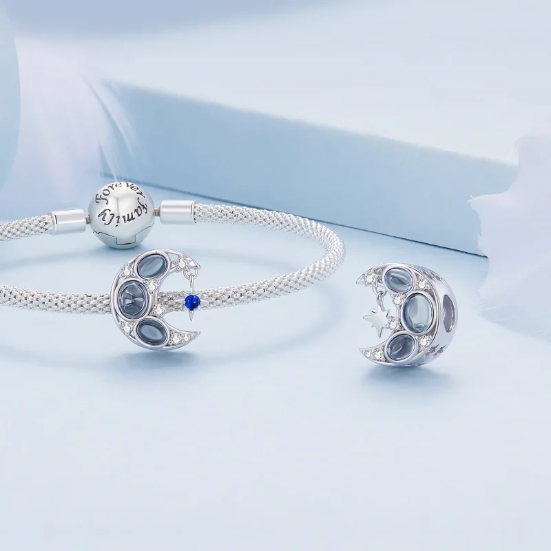 (immagine per) Charm a forma di luna stile Pandora - BSC872 - Visualizza 4