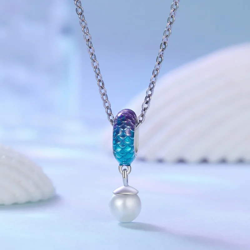 (immagine per) Charm a forma di scaglie di pesce stile Pandora - BSC875 - Visualizza 2