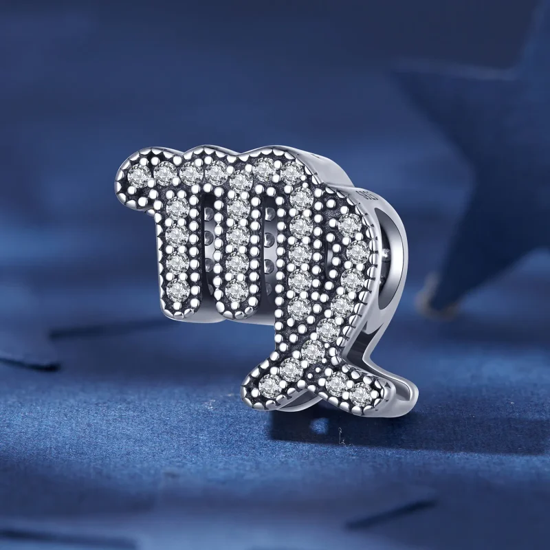 (immagine per) Charm del segno zodiacale Vergine fortunato stile Pandora - SCC2516-6 - Visualizza 2