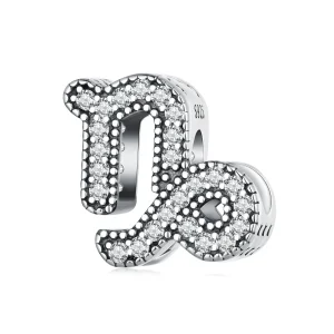 Charm fortunato dello zodiaco Capricorno di stile Pandora - SCC2516-10 (immagine per) Charm fortunato dello zodiaco Capricorno di stile Pandora - SCC2516-10