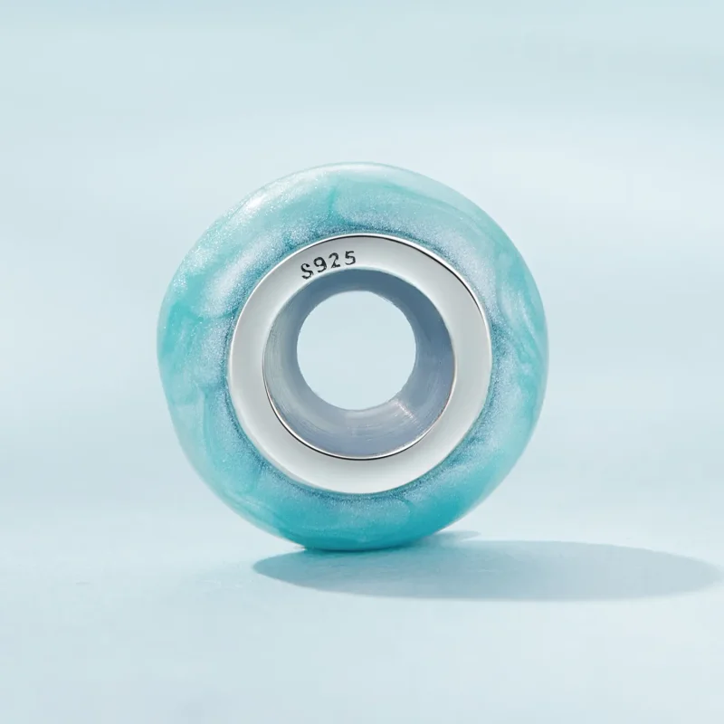 (immagine per) Charm in stile Pandora con spaziatore in gel di silice - SCC1450-BGP - Visualizza 3