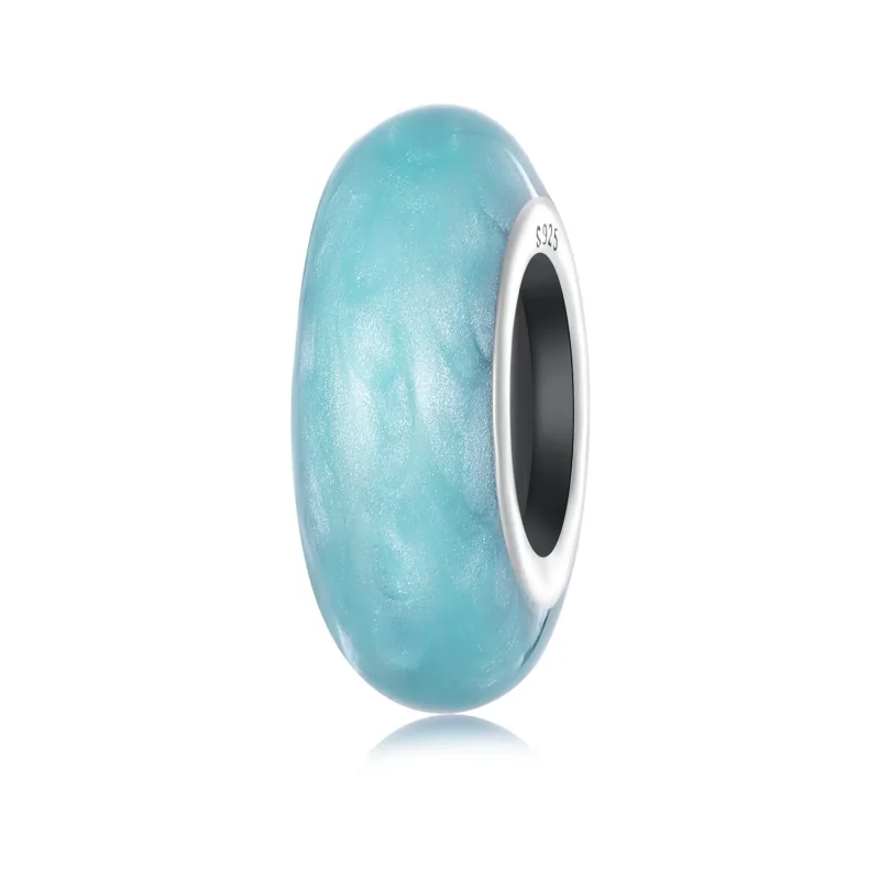(immagine per) Charm in stile Pandora con spaziatore in gel di silice - SCC1450-BGP