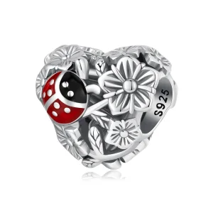 (immagine per) Charm Pandora Stile Coccinella Fortunata - SCC2524