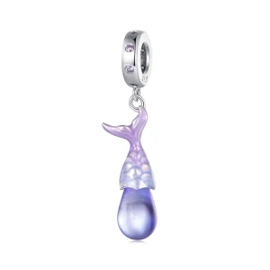 (immagine per) Charm Pendente Stile Pandora con Lacrime di Sirena - BSC874