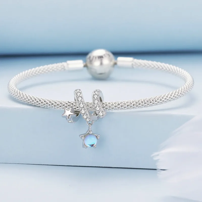 (immagine per) Charm stile Pandora con motivo pioggia di meteoriti - BSC861 - Visualizza 3