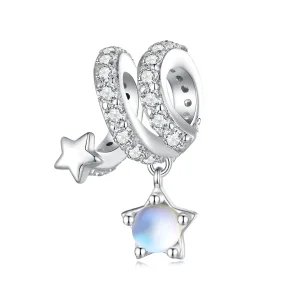(immagine per) Charm stile Pandora con motivo pioggia di meteoriti - BSC861