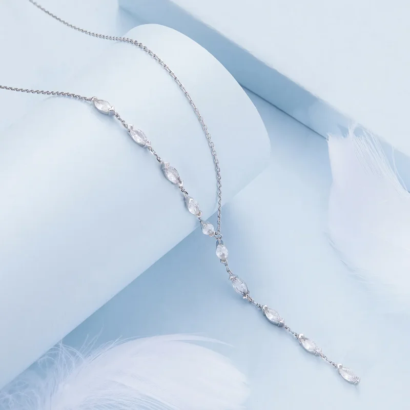 (immagine per) Collana a catena a forma di Y stile Pandora - BSN330 - Visualizza 2