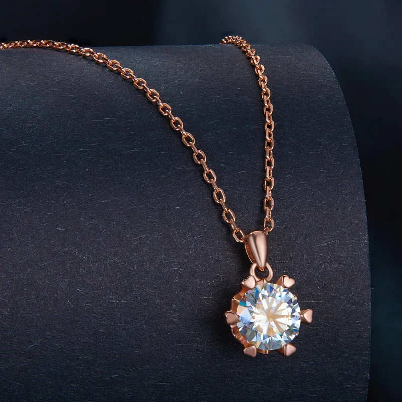 (immagine per) Collana di stile Pandora con lussuoso Moissanite - MSN006-C - Visualizza 2