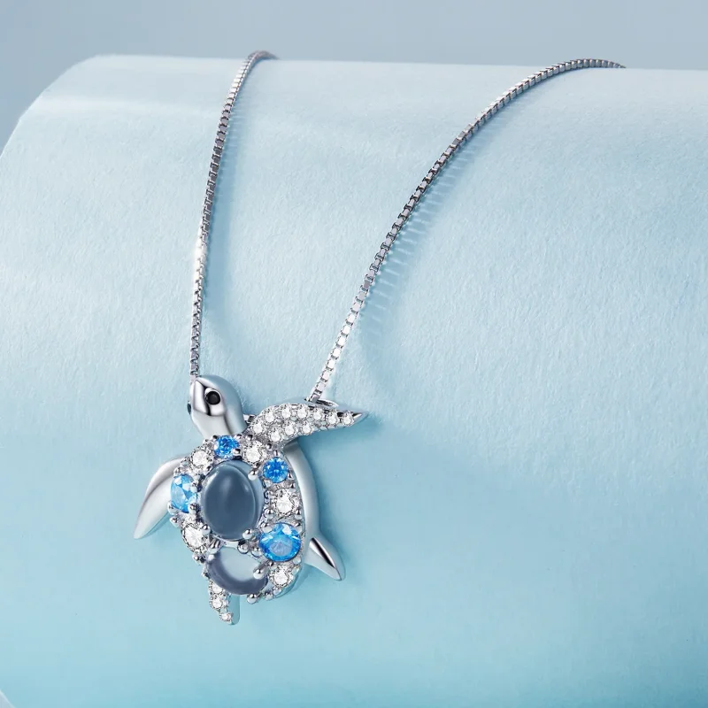 (immagine per) Collana di stile Pandora con tartaruga marina - BSN331 - Visualizza 2
