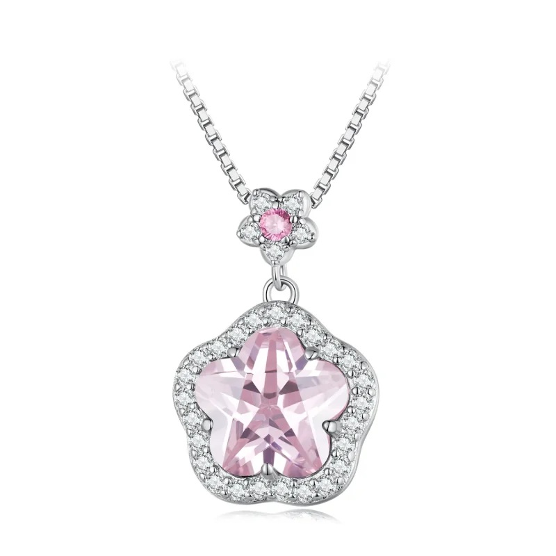 (immagine per) Collana in stile Pandora con piccolo fiore - BSN329