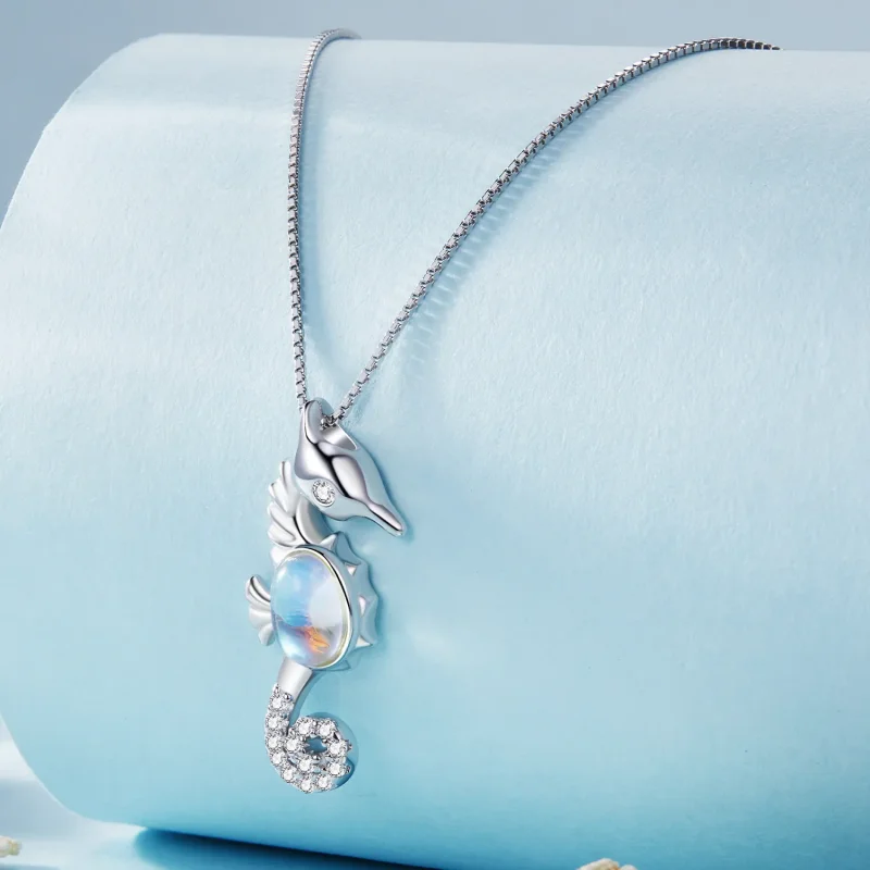 (immagine per) Collana stile Pandora con Cavalluccio Marino - BSN332 - Visualizza 2