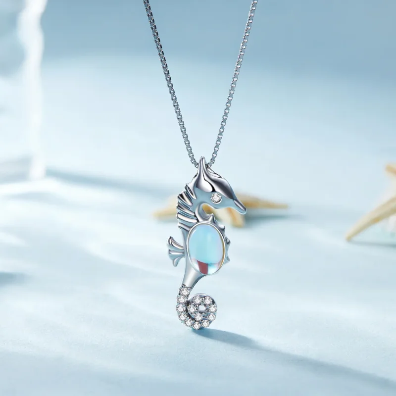 (immagine per) Collana stile Pandora con Cavalluccio Marino - BSN332 - Visualizza 3