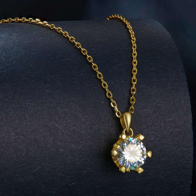 (immagine per) Collana stile Pandora con lussuoso Moissanite - MSN006-B - Visualizza 2