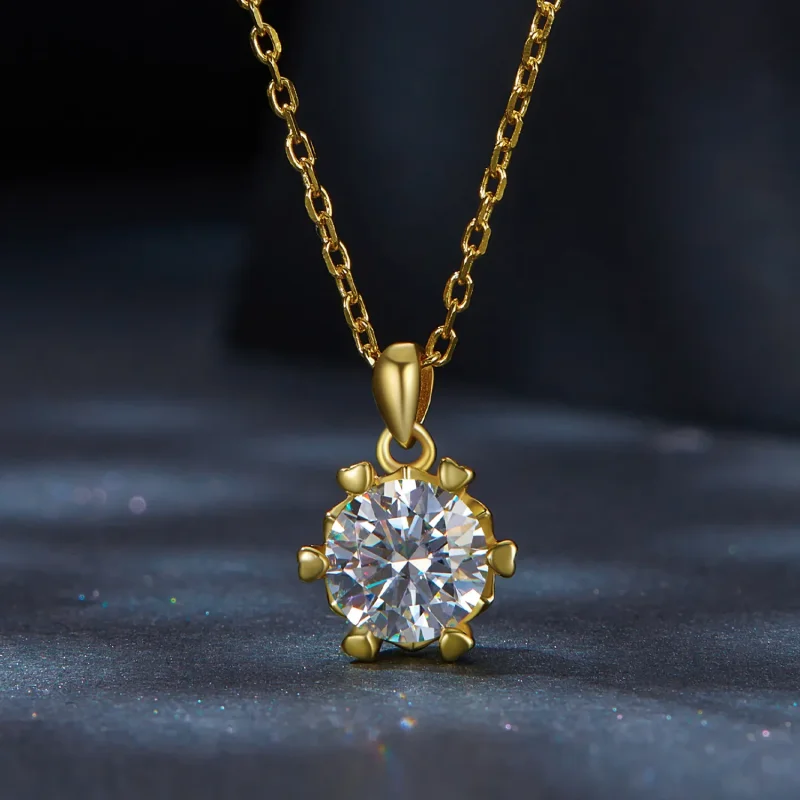 (immagine per) Collana stile Pandora con lussuoso Moissanite - MSN006-B - Visualizza 3