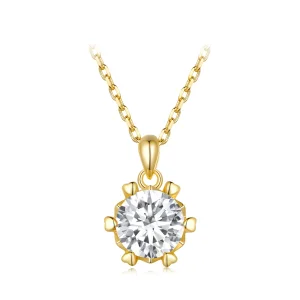 Collana stile Pandora con lussuoso Moissanite - MSN006-B (immagine per) Collana stile Pandora con lussuoso Moissanite - MSN006-B