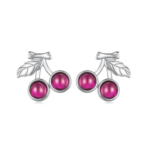 (immagine per) Orecchini a bottone Pandora Style con ciliegie - SCE1604