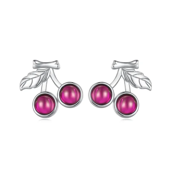 (immagine per) Orecchini a bottone Pandora Style con ciliegie - SCE1604