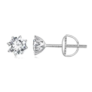 (immagine per) Orecchini a cerchio Moissanite stile Pandora con 0,5 carati - MSE019-S