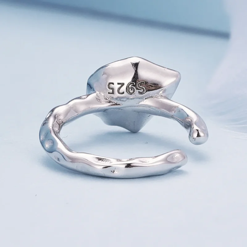 (immagine per) Orecchino a clip a goccia d'acqua blu di stile Pandora - BSE846 - Visualizza 4