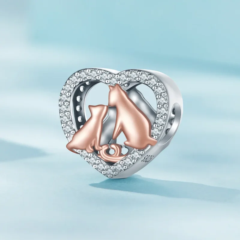(immagine per) Pandora Stile Bacio al Gatto Charm - SCC2517 - Visualizza 2