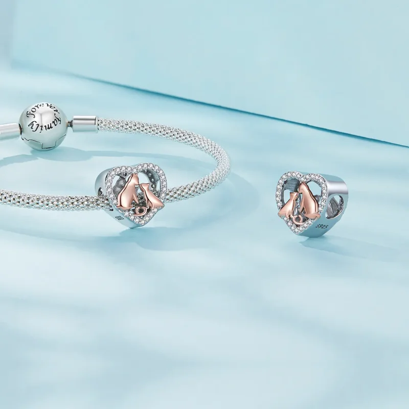 (immagine per) Pandora Stile Bacio al Gatto Charm - SCC2517 - Visualizza 4