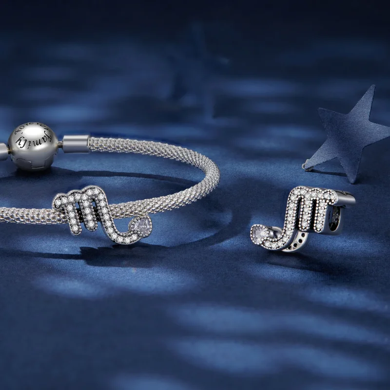 (immagine per) Pandora Stile Ciondolo Segno Zodiacale Fortunato Scorpione - SCC2516-8 - Visualizza 4
