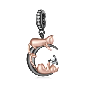 (immagine per) Pandora Stile Giocherellando con Gatti Ciondolo Pendente - SCC2518