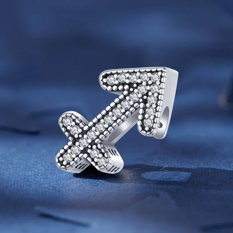(immagine per) Pandora Style Sagittario Fortunato Ciondolo dello Zodiaco - SCC2516-9 - Visualizza 2